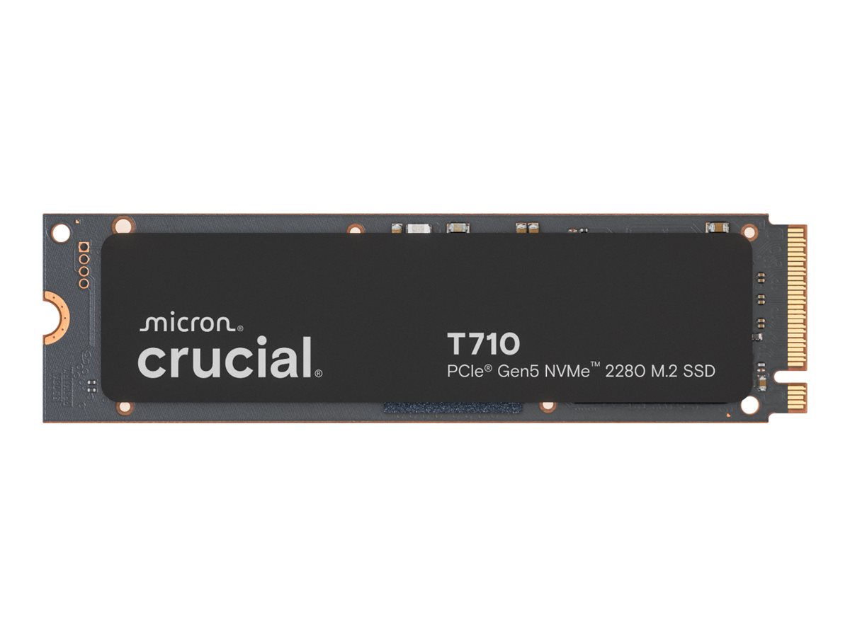 Crucial T710 - SSD - encriptado - 2 TB - interna - M.2 2280 - PCI Express 5.0 (NVMe) - TCG Opal Encryption 2.01