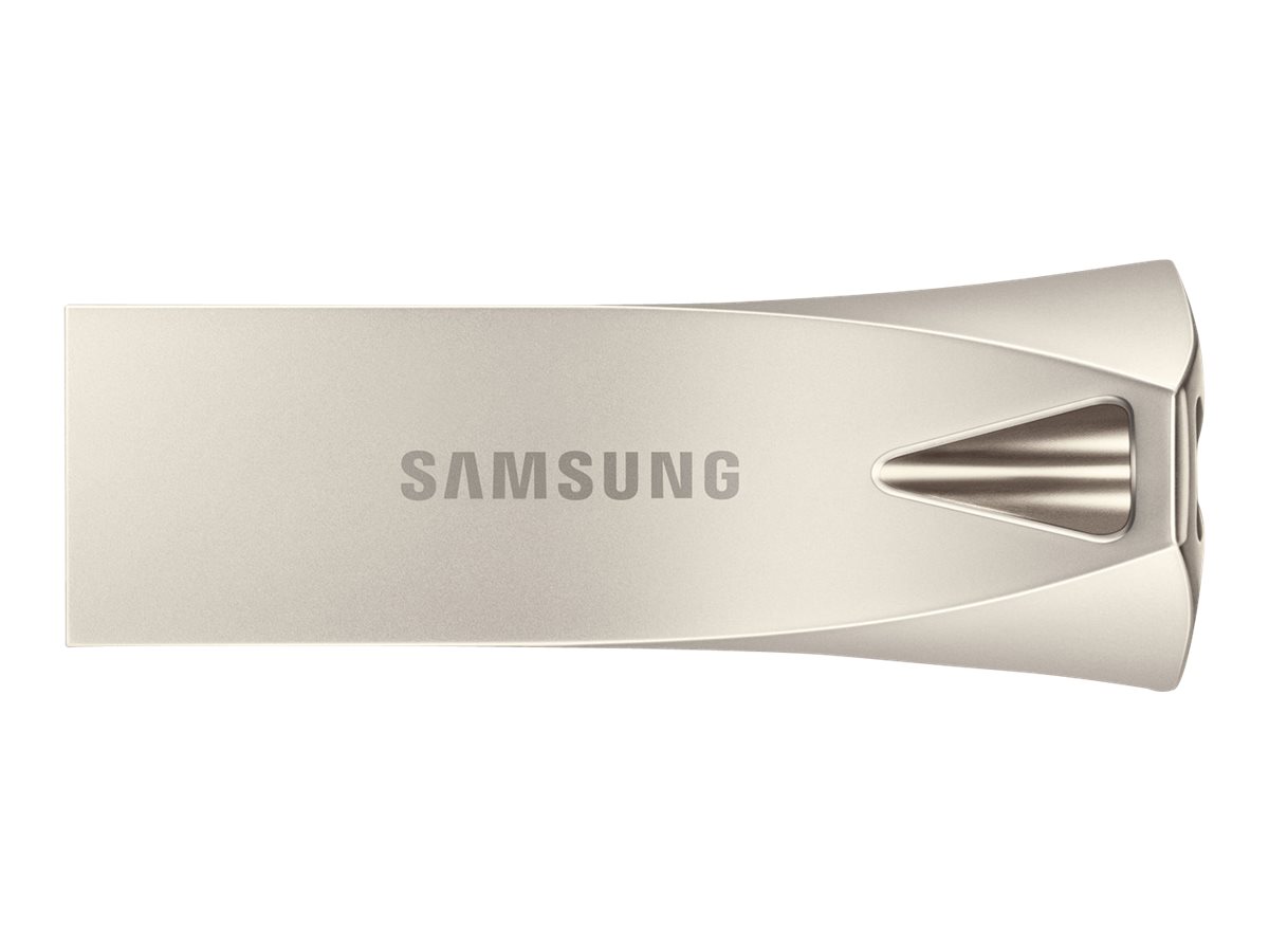 Samsung BAR Plus MUF-512BE3 - Drive flash USB - 512 GB - USB 3.2 Gen 1 - prata