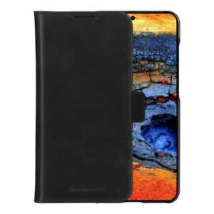 dbramante1928 Lynge - Capa flip cover para telemóvel - couro com granulação plena - preto - para Samsung Galaxy A56