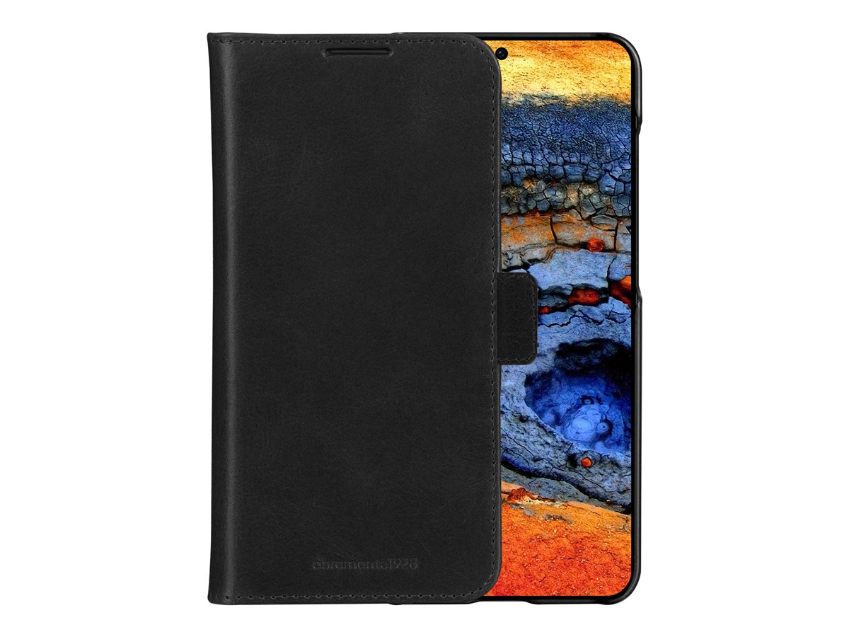 dbramante1928 Lynge - Capa flip cover para telemóvel - couro com granulação plena - preto - para Samsung Galaxy A56