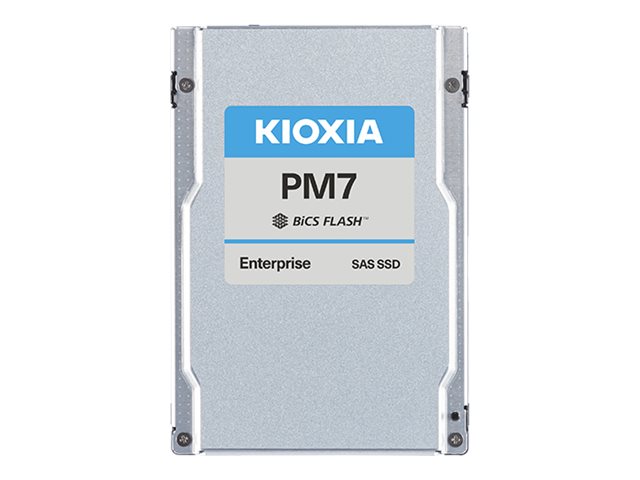 KIOXIA PM7-V Series KPM7VVUG6T40 - SSD - Enterprise, Mixed Use - encriptado - 6400 GB - interna - 2.5" - SAS 24Gb/s - Self-Encrypting Drive (SED)