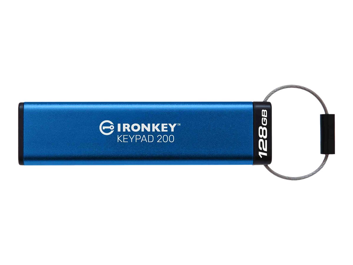 Kingston IronKey Keypad 200 - drive flash USB - 128 GB
