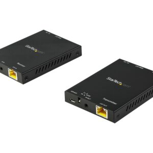 StarTech.com HDMI over CAT6 Extender Kit - 4K 60Hz - HDMI Balun Kit - Signal up to 165 ft / 50m - HDR - 4:4:4 - 7.1 Audio Support (ST121HD20V) - Extensor de áudio / vídeo - HDMI - durante CAT 6 - até 50 m