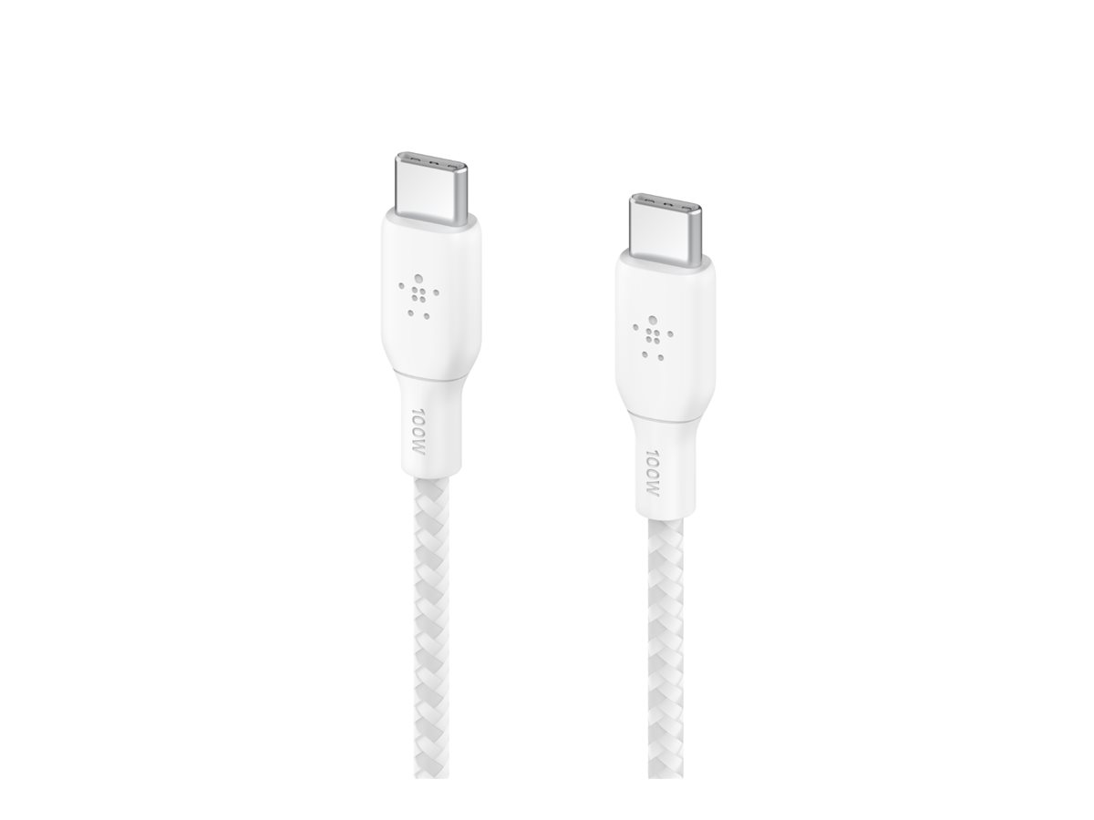 Belkin BoostCharge - Cabo USB - USB-C (M) para USB-C (M) - 2 m - branco