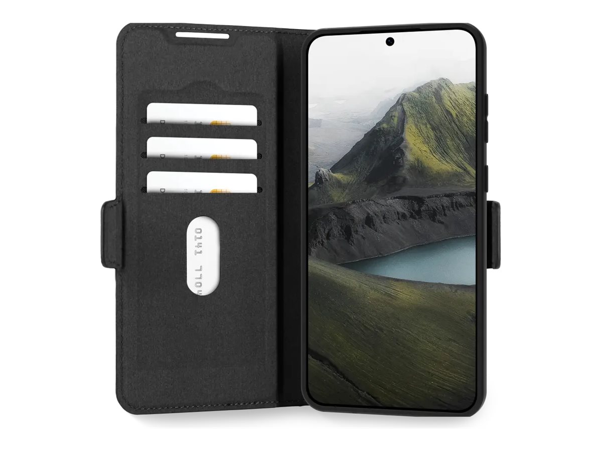 dbramante1928 Oslo Pro - Capa flip cover para telemóvel - plástico - preto - para Samsung Galaxy S25 FE