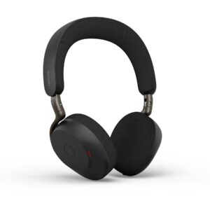 Jabra Evolve3 75 MS - Auscultadores - no ouvido - bluetooth - sem fios - cancelamento de ruído activo - USB-A via adaptador Bluetooth - isolamento de ruído - preto - Otimizado para Microsoft Teams