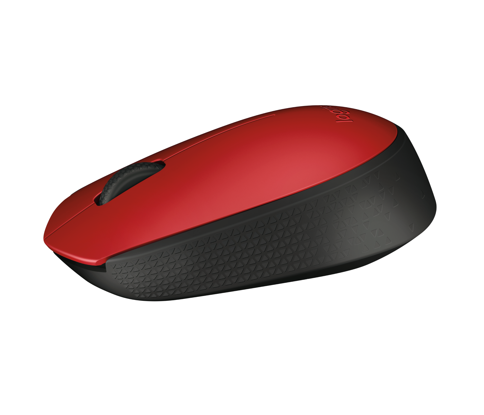 Logitech M171 - Rato - sem fios - 2.4 GHz - receptor sem fio USB - preto, vermelho - Image 5