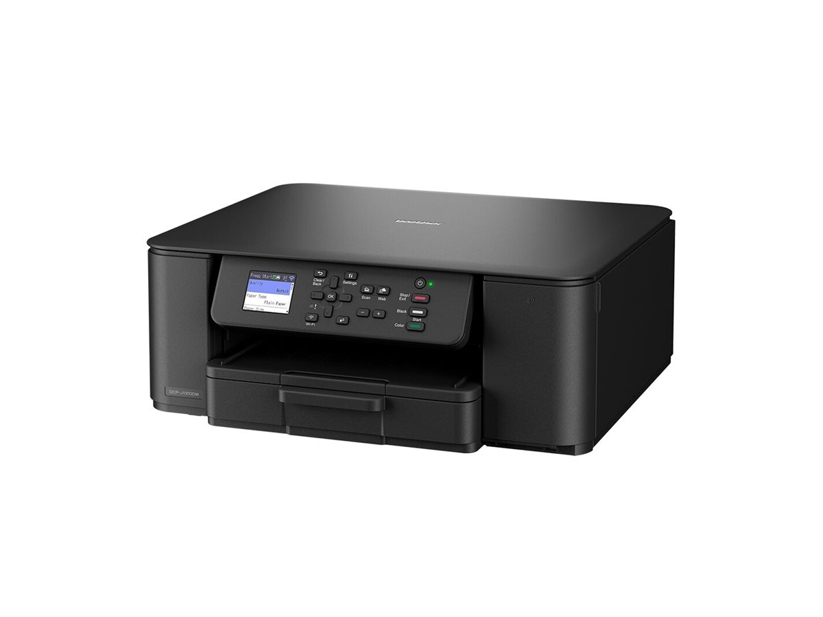 Brother DCP-J1310DW - Impressora multi-funções - a cores - jacto de tinta - A4/Legal (media) - 150 folhas - USB 2.0, Wi-Fi(n)