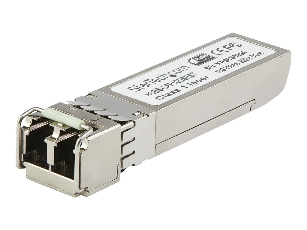 StarTech.com Dell EMC SFP-10G-SR Compatible SFP+ Module, 10GBASE-SR, 10GbE Multimode Fiber MMF Optic Transceiver, 10GE Gigabit Ethernet SFP+, LC Connector, 400m, 850nm, DDM, Mini GBIC - Lifetime Warranty (SFP10GSREMST) - Módulo de transceptor SFP+ (e
