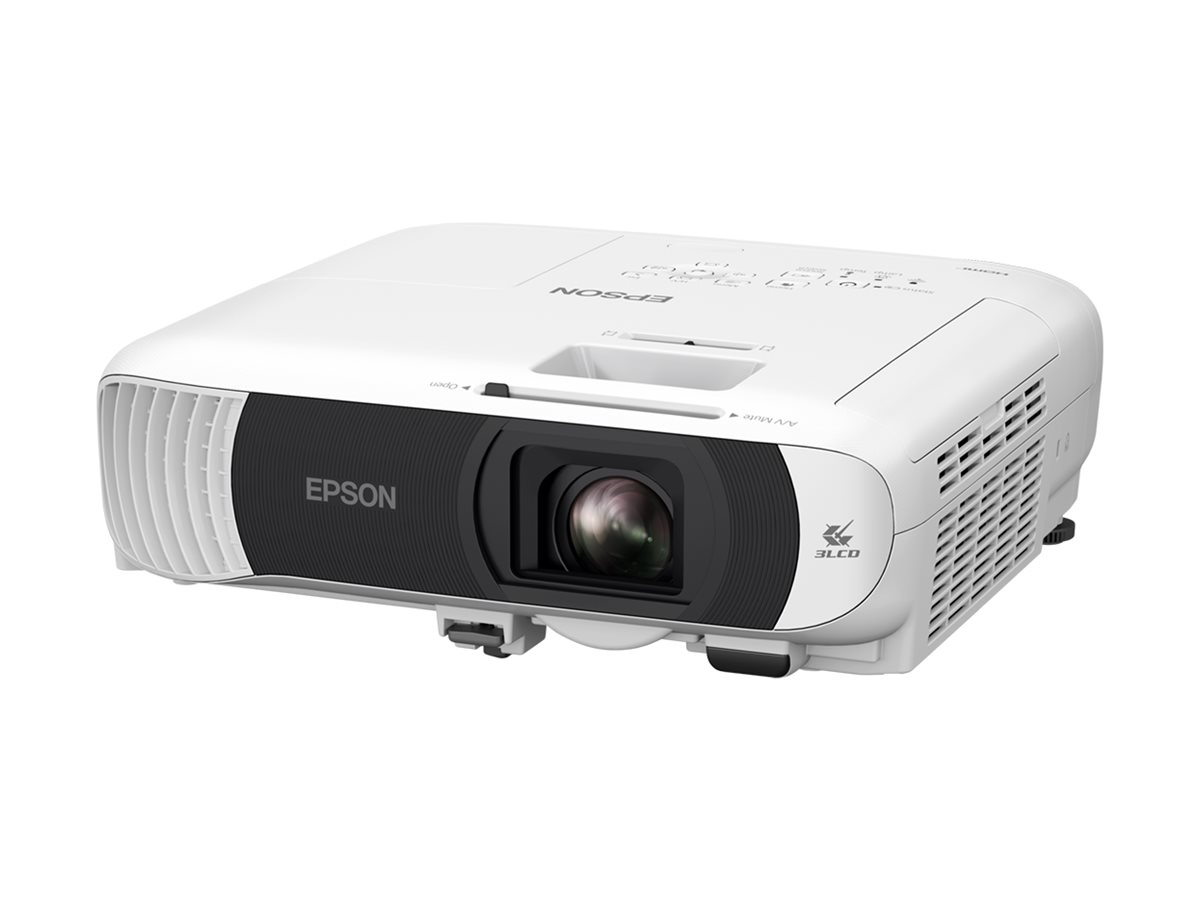 Epson EB-FH54 - 3 projetores LCD - 4100 lumens - Full HD (1920 x 1080) - 16:9 - 802.11a/b/g/n/ac sem fios / Miracast - branco
