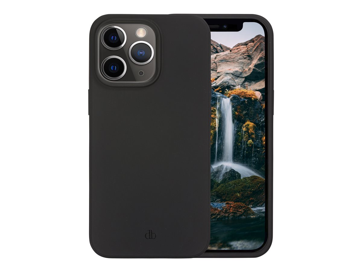 dbramante1928 Greenland - Tampa posterior para telemóvel - encaixe - 100% plástico reciclado - preto noite - para Apple iPhone 12, 12 Pro