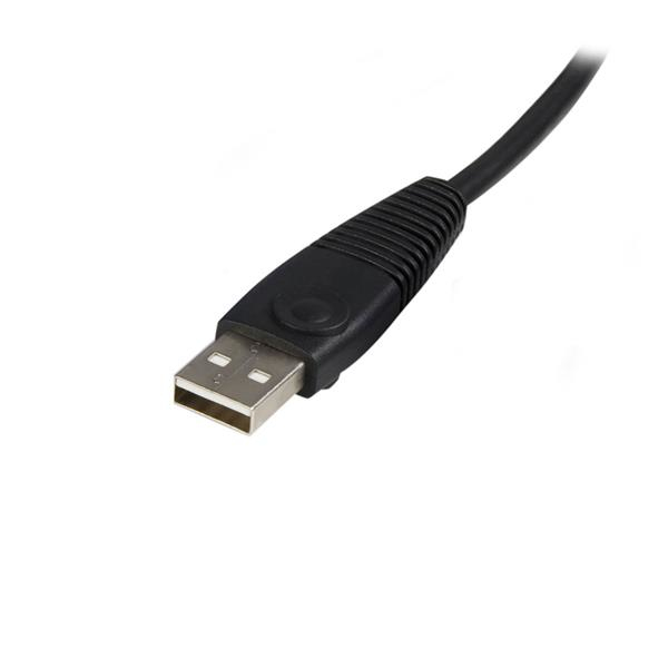 StarTech.com 2-in-1 USB KVM Cable - Keyboard / video / mouse / USB cable - Image 3