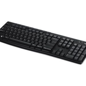 Logitech Wireless Keyboard K270 - Teclado - sem fios - 2.4 GHz - Nórdico