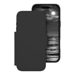 dbramante1928 Lynge - Capa flip cover para telemóvel - compatibilidade MagSafe - meia noite - para Apple iPhone 17 Pro Max