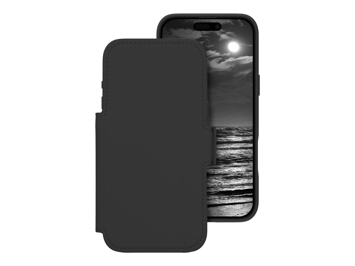 dbramante1928 Lynge - Capa flip cover para telemóvel - compatibilidade MagSafe - meia noite - para Apple iPhone 17 Pro Max