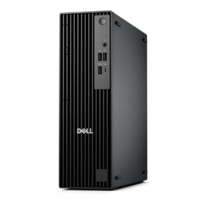 Dell Pro Slim QCS1250 - Desktop slim Core Ultra 5 235 / até 5 GHz - RAM 8 GB - SSD 512 GB - NVMe - Intel Graphics - Gigabit Ethernet - Win 11 Pro - monitor: nenhum - preto - BTS - com 1 ano de Serviço Básico no Local após Diagnóstico Remoto com Supor