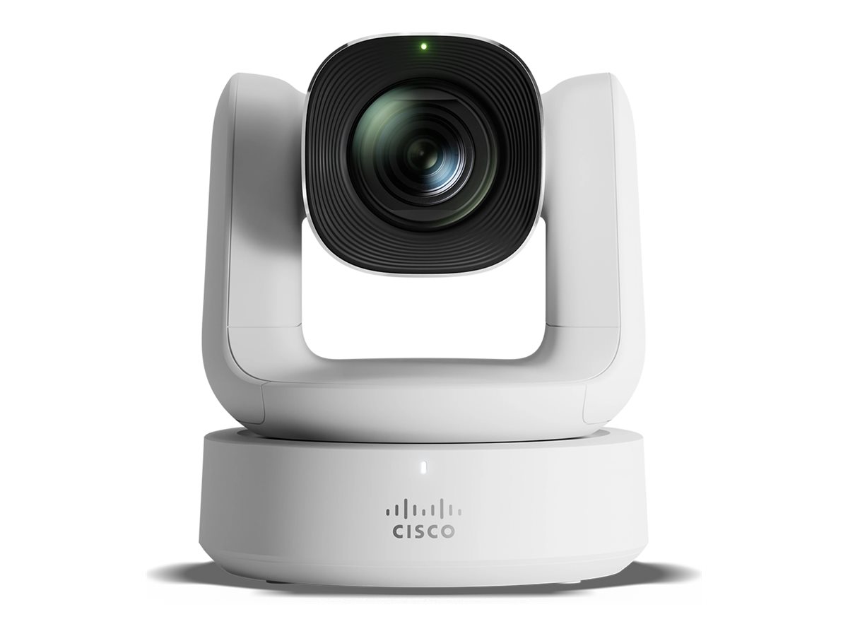 Cisco Room Vision PTZ - Câmara de conferência - PTZ - a cores - 3840 x 2160 - 4K UHD (3840 x 2160) - motorizado - HDMI, vídeo sobre IP - GbE - DC 42.5 - 57 V / PoE+