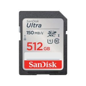 SanDisk Ultra - Cartão de memória flash - 512 GB - Class 10 - SDXC UHS-I