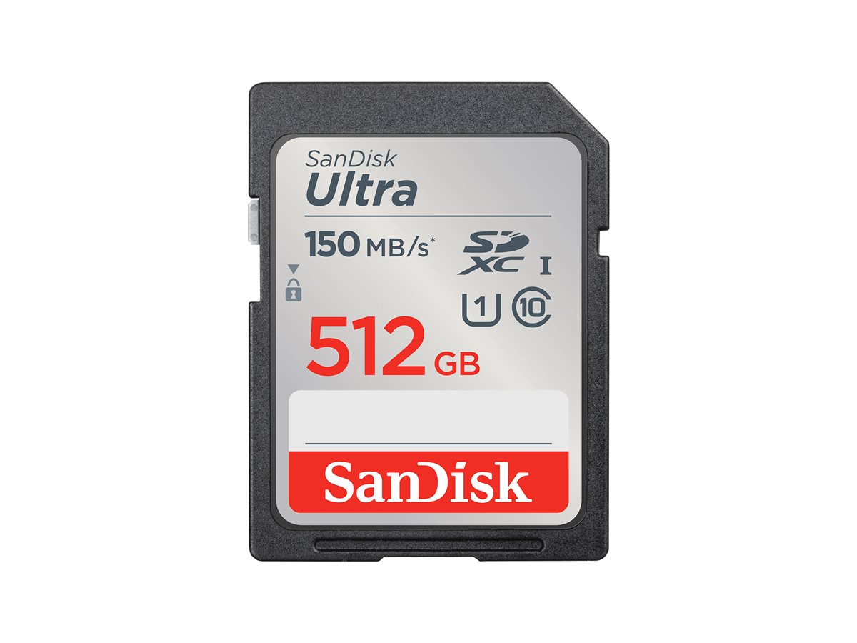 SanDisk Ultra - Cartão de memória flash - 512 GB - Class 10 - SDXC UHS-I