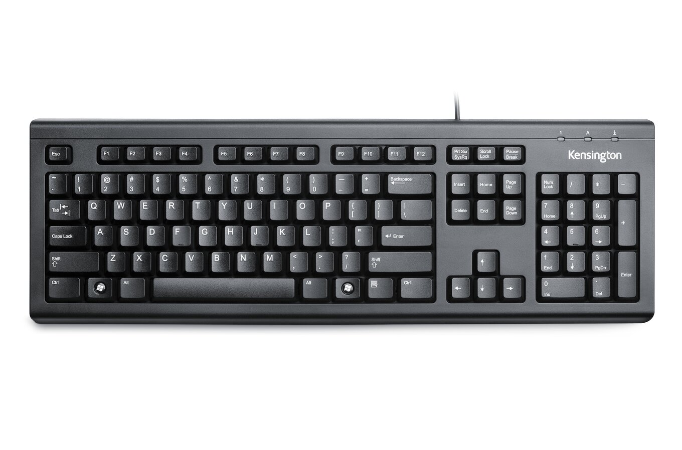 Kensington ValuKeyboard - Teclado - PS/2, USB - Português - preto - Image 2