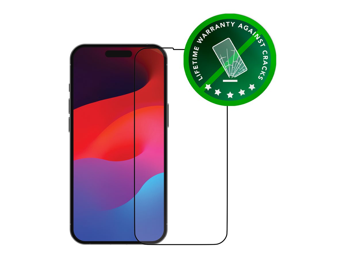 dbramante1928 Eco-shield - Protector de ecrã para telemóvel - cor da moldura preto - para Apple iPhone 15 Pro