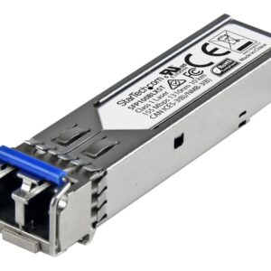 StarTech.com MSA Uncoded Compatible SFP Module, 100BASE-LX, 100MbE Single Mode (SMF) Fiber Optic Transceiver, 100Mb Ethernet SFP, LC Connector, 10km, 1310nm, DDM, Mini GBIC Module, 100Mbps - Lifetime Warranty (SFP100BLXST) - Módulo de transceptor SFP