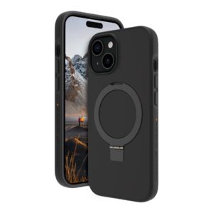 dbramante1928 Iceland Ultra - Tampa posterior para telemóvel - com suporte - compatibilidade MagSafe - D3O, plástico - preto - para Apple iPhone 13, 14, 15, 16e