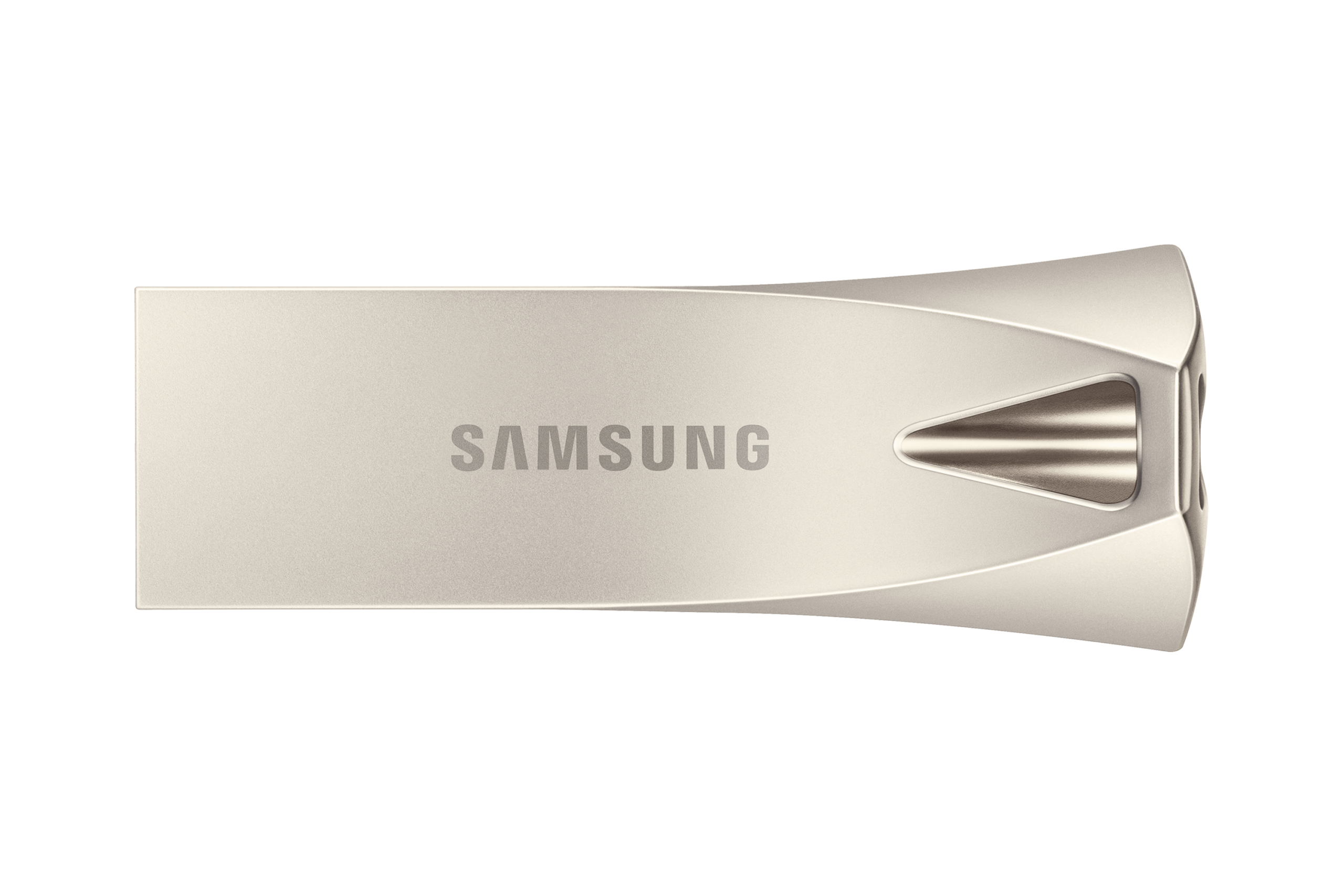 Samsung BAR Plus MUF-256BE3 - Drive flash USB - 256 GB - USB 3.1 Gen 1 - prata champanhe