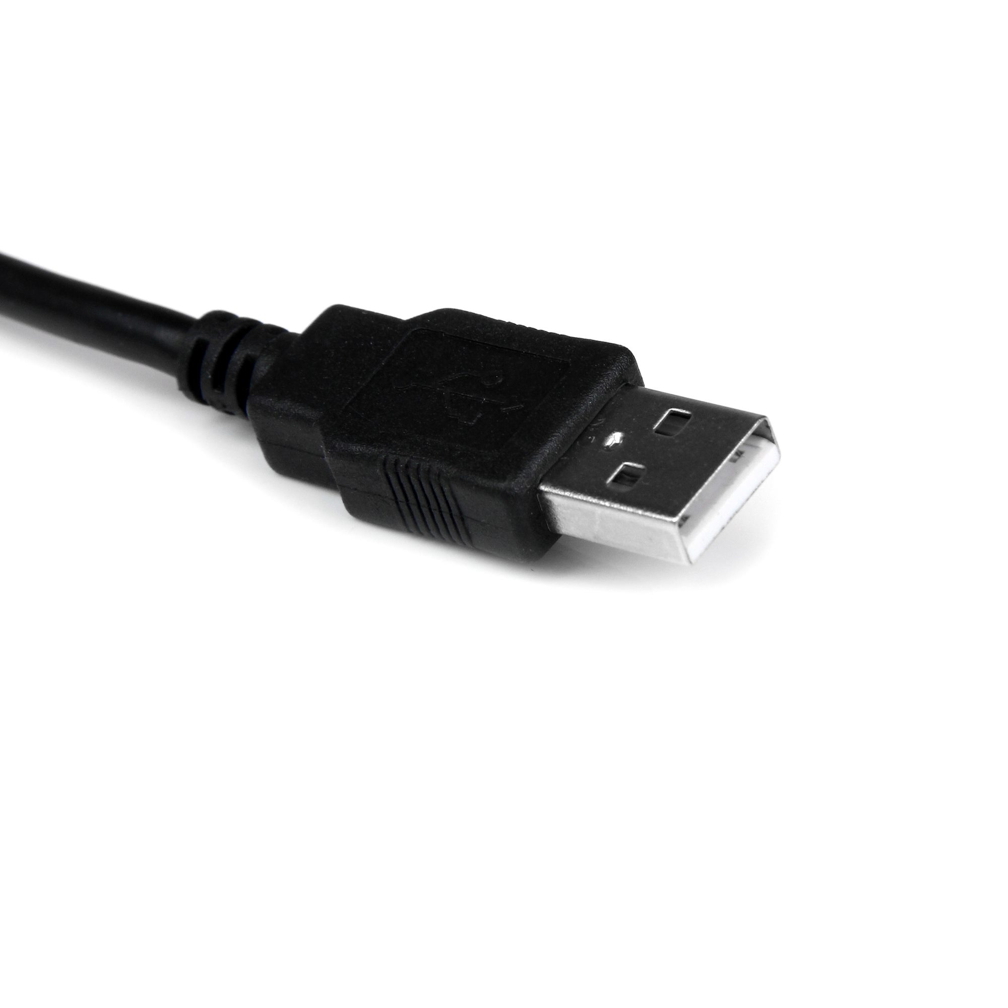 StarTech.com 1 ft USB to RS232 Serial DB9 Adapter Cable with COM Retention - Adaptador serial - USB - RS-232 - preto - Image 3
