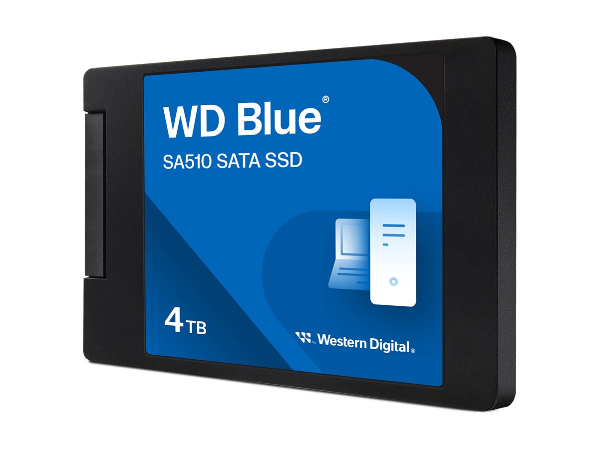 WD Blue SA510 WDS400T3B0A-00C7K0 - SSD - 4 TB - interna - 2.5" - SATA 6Gb/s