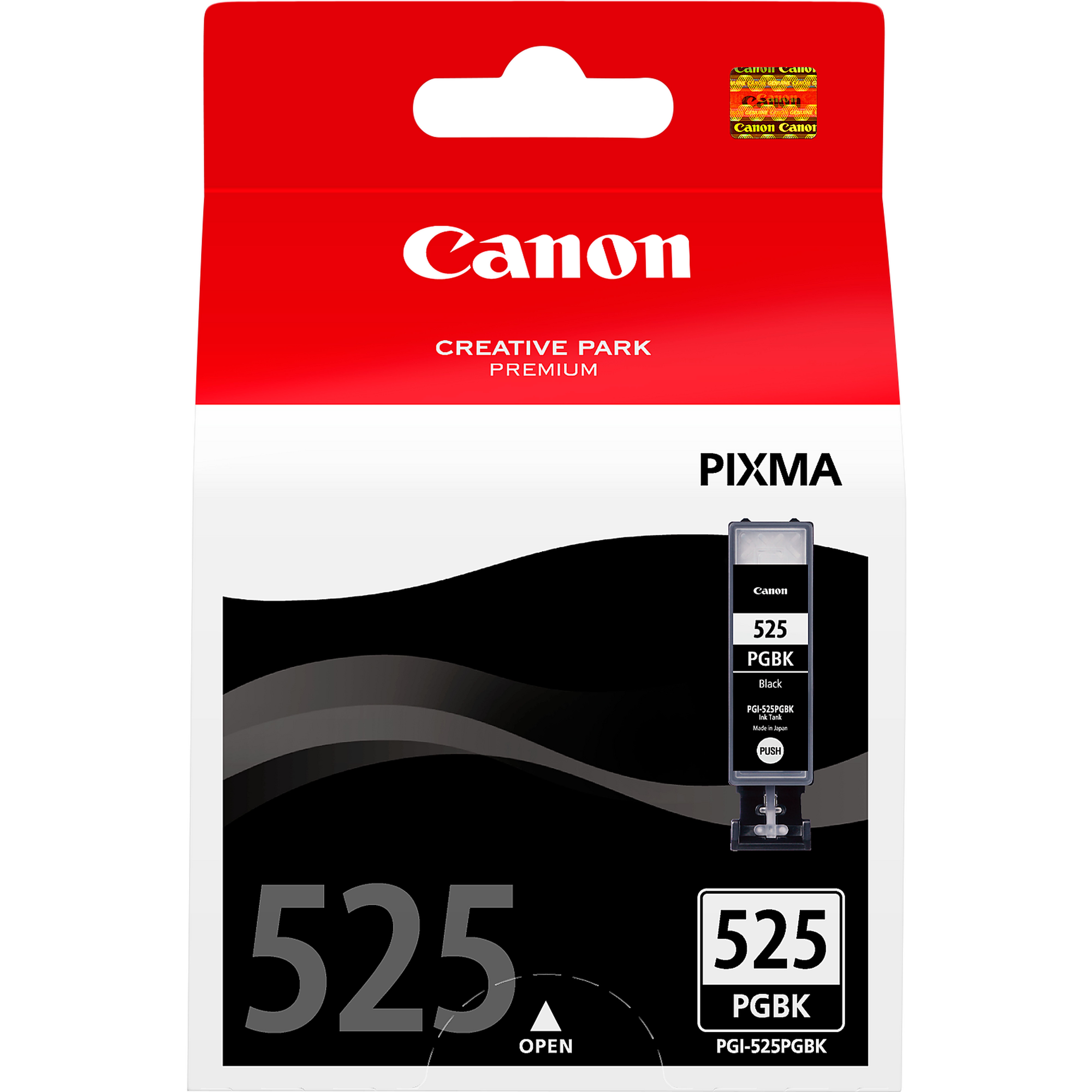 Canon PGI-525PGBK - 19 ml - preto - original - tanque de tinta - para PIXMA iP4950, iX6550, MG5350, MG6150, MG6250, MG8150, MG8250, MX715, MX885, MX892, MX895