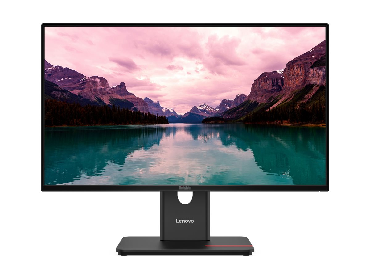 Lenovo ThinkVision T24-40 - Monitor LED - 24" (23.8" visível) - 1920 x 1080 Full HD (1080p) @ 120 Hz - IPS - 250 cd/m² - 1500:1 - 4 ms - HDMI, VGA, DisplayPort - preto lustroso