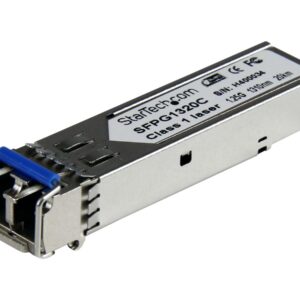 StarTech.com Cisco GLC-LH-SMD Compatible SFP Module 1000BASE-LH 1GbE Single Mode (SMF) Fiber SMF Optic Transceiver 1GE Gigabit Ethernet SFP LC 20km, 1310nm, DDM, Cisco Firepower, IE2000 - Lifetime Warranty (SFPG1320C) - Módulo de transceptor SFP (min