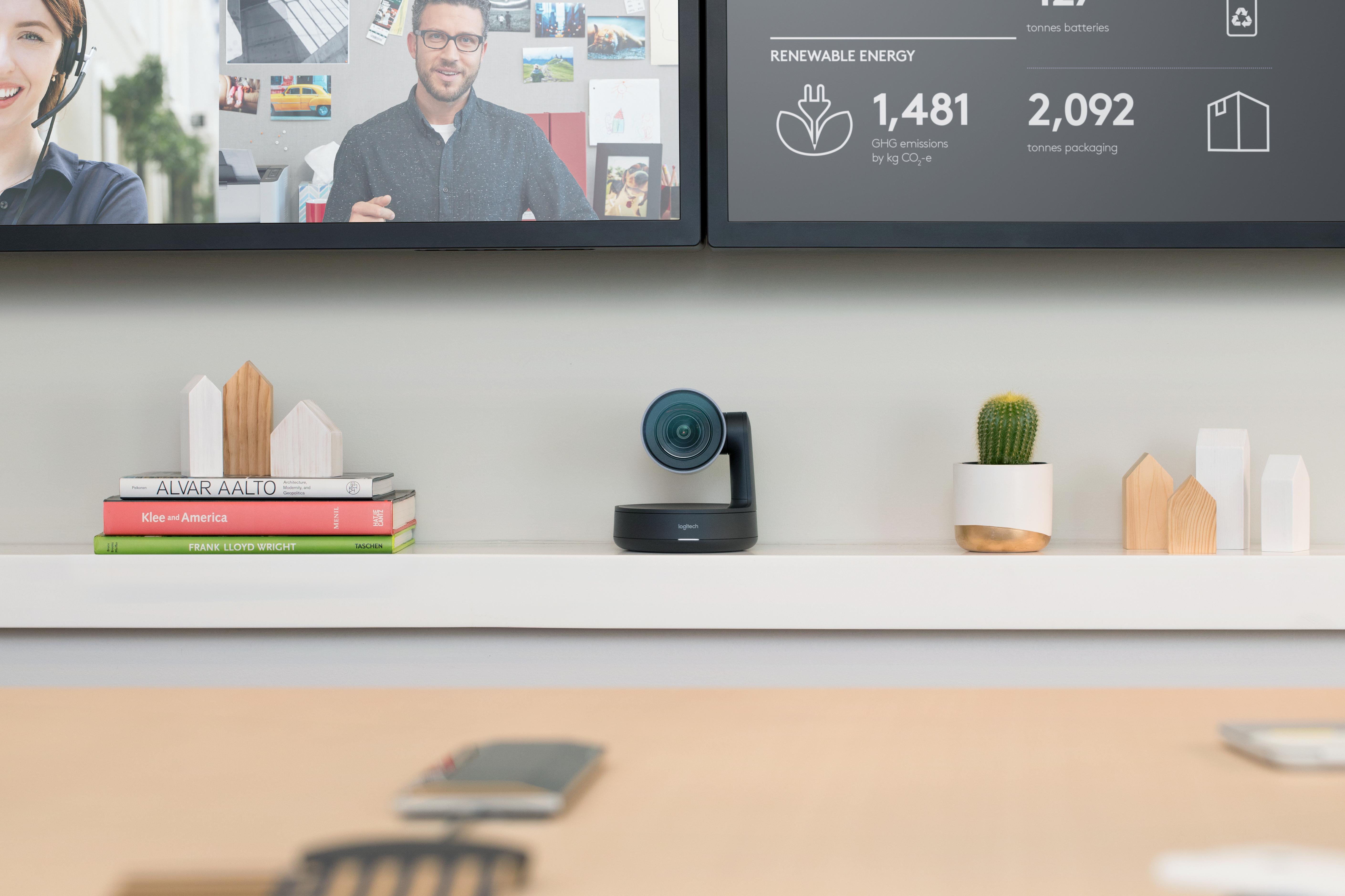 Logitech Rally - Câmara de conferência - PTZ - a cores - 3840 x 2160 - motorizado - USB 3.0 - Image 6