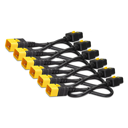 APC - Cabo de alimentação - IEC 60320 C19 para IEC 60320 C20 - AC 240 V - para P/N: SMT2200I-AR, SMT2200R2I-AR, SMT3000I-AR, SMT3000R2I-AR, SRT1500XLI, SRT2200XLI-KR
