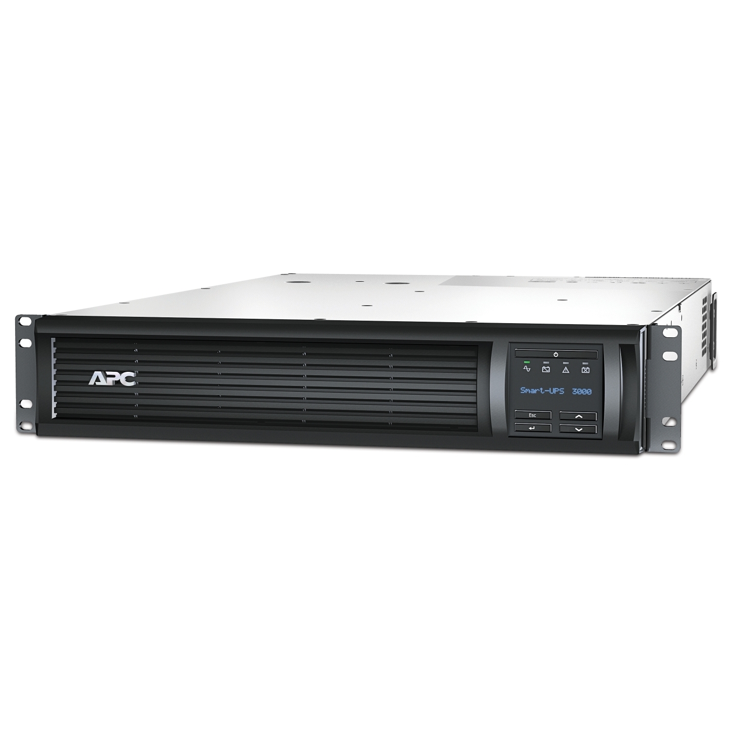 APC Smart-UPS SMT3000RMI2UC - UPS (montável em bastidor) - AC 230 V - 2700 Watt - 3000 VA - 1 fase - RS-232, USB - conectores de saída: 12 - 2U - preto - APC Take-Back - com APC SmartConnect - para P/N: AR3003, AR3003SP, AR3006, AR3006SP, AR3103, AR3