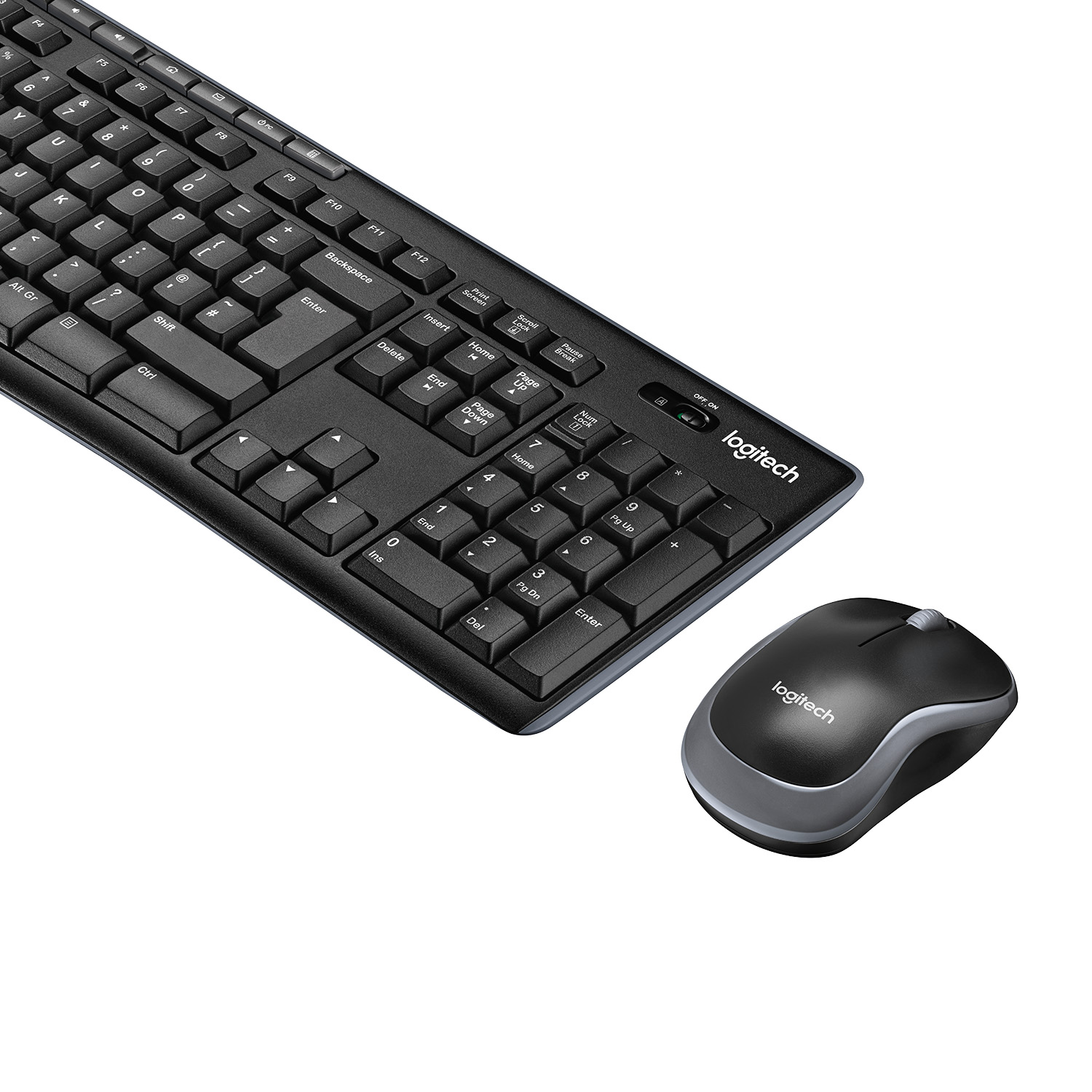 Logitech MK270 Wireless Combo - Conjunto de teclado e rato - sem fios - 2.4 GHz - Bélgica - Image 3