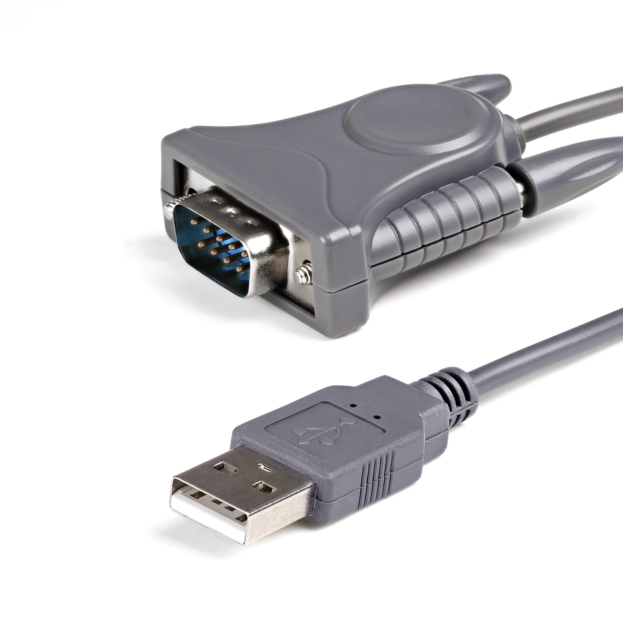 StarTech.com USB to Serial Adapter - 3 ft / 1m - with DB9 to DB25 Pin Adapter - Prolific PL-2303 - USB to RS232 Adapter Cable (ICUSB232DB25) - Adaptador serial - USB 2.0 - cinza