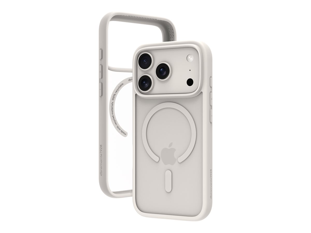 dbramante1928 Grenen - Tampa posterior para telemóvel - compatibilidade MagSafe - plástico - branco - para Apple iPhone 17 Pro