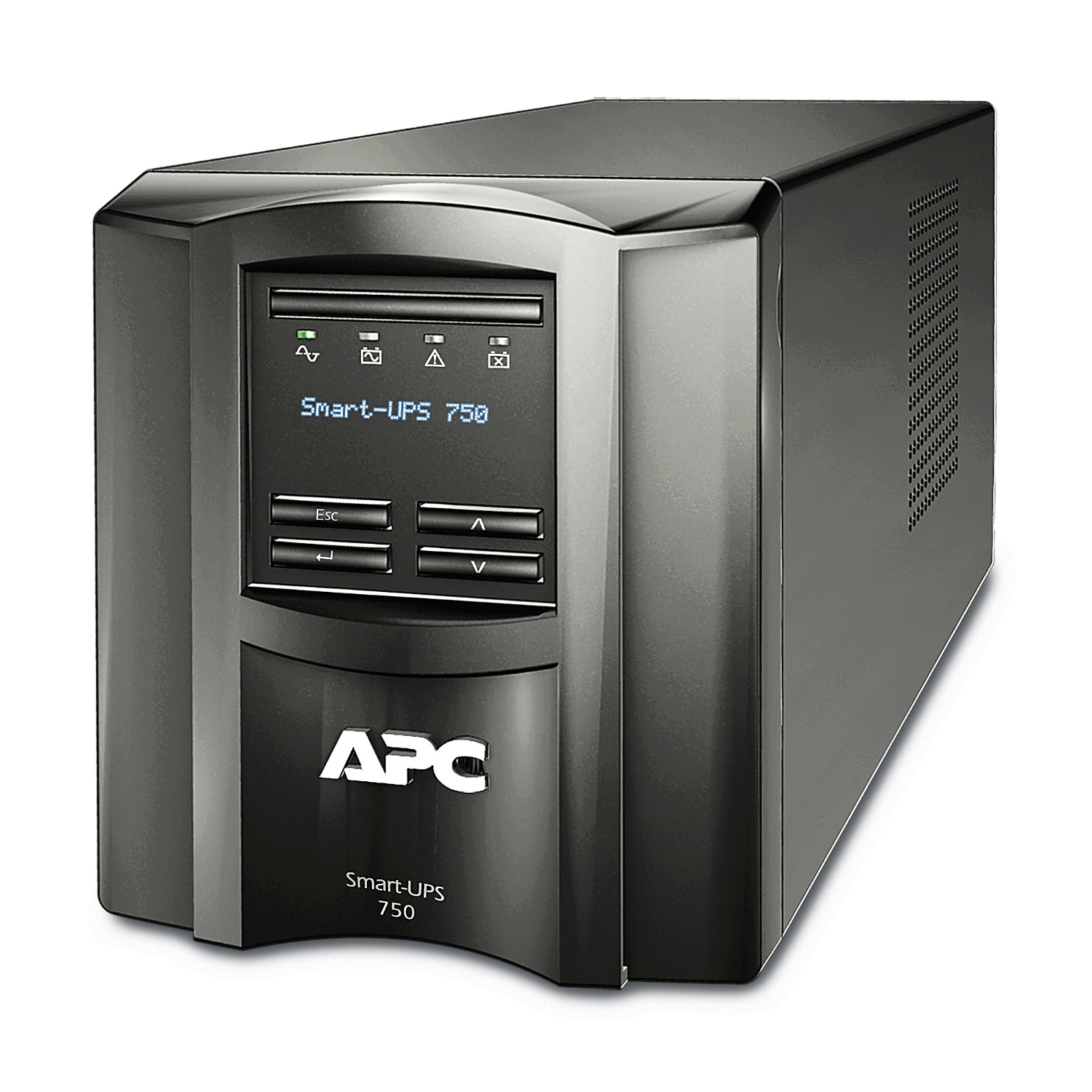 APC Smart-UPS SMT750IC - UPS - AC 220/230/240 V - 500 Watt - 750 VA - RS-232, USB - conectores de saída: 6 - preto - com APC SmartConnect
