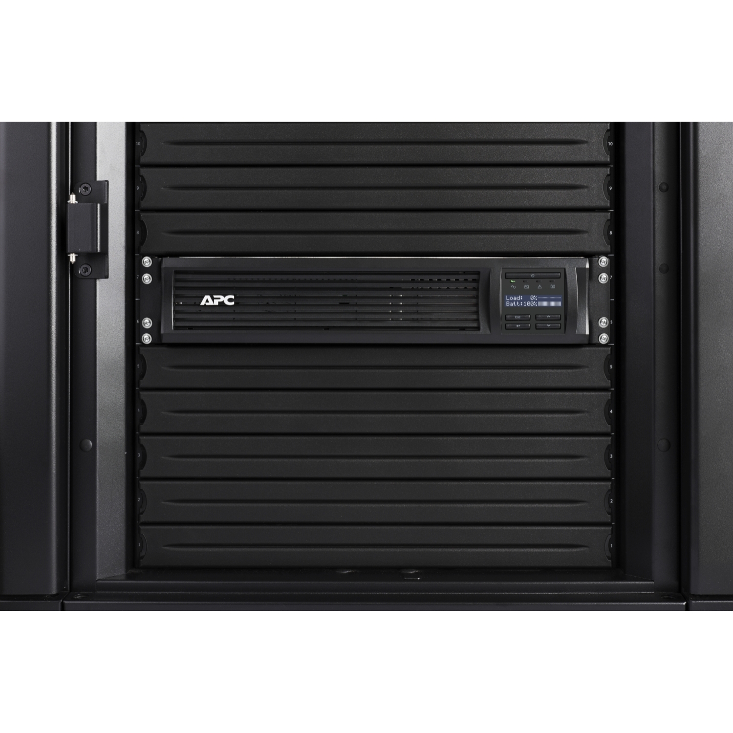 APC Smart-UPS SMT3000RMI2UC - UPS (montável em bastidor) - AC 230 V - 2700 Watt - 3000 VA - 1 fase - RS-232, USB - conectores de saída: 12 - 2U - preto - APC Take-Back - com APC SmartConnect - para P/N: AR3003, AR3003SP, AR3006, AR3006SP, AR3103, AR3 - Image 9