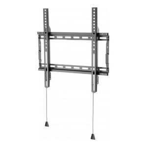 Display wall mount - fits large flat-panel display 37 to 65" with VESA sizes up to 400 x 400 - latches in place - lockable - non-tilting - swl 60 kg - black