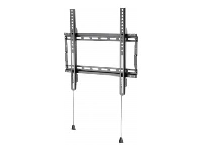 Display wall mount - fits large flat-panel display 37 to 65" with VESA sizes up to 400 x 400 - latches in place - lockable - non-tilting - swl 60 kg - black