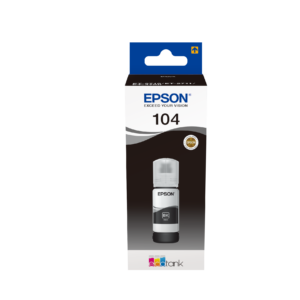 Epson EcoTank 104 - 65 ml - preto - original - tanque de tinta - para EcoTank ET-14100, 1810, 2721, 2810, 2811, 2812, 2814, 2815, 2820, 2821, 2825, 2826, 4800