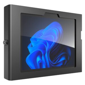 Compulocks Surface GO 1-4 Gen Apex Secured Enclosure - Cobertura - câmara frontal/traseira e sensores expostos - para tablet - segura - bloqueável - moldura metálica - preto - para Microsoft Surface Go, Go 2, Go 3, Go 4 for Business