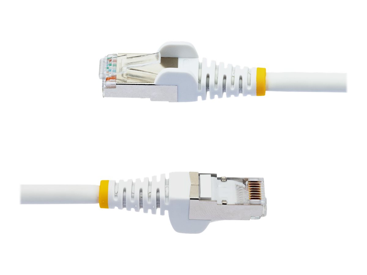 StarTech.com 7m CAT6a Ethernet Cable - White - Low Smoke Zero Halogen (LSZH) - 10GbE 500MHz 100W PoE++ Snagless RJ-45 w/Strain Reliefs S/FTP Network Patch Cord - cabo patch - 7 m - branco - Image 3