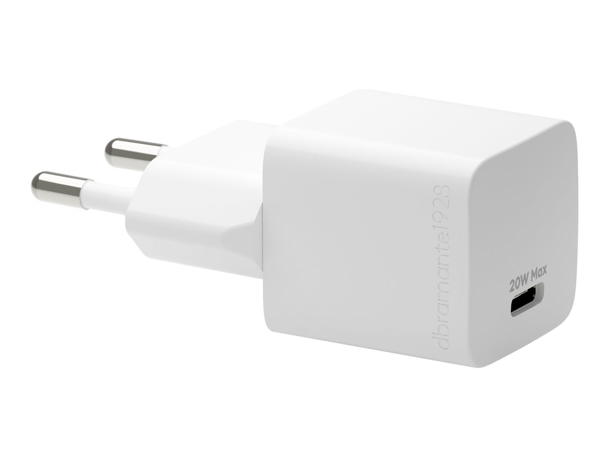 dbramante1928 re-charge - Adaptador de alimentação - 20 Watt - PD (USB-C) - branco - Europa