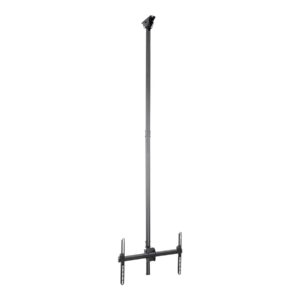 StarTech.com Ceiling TV Mount - 8.2' to 9.8' Long Pole - Full Motion - Supports Displays 32" to 75" - For VESA Mount Compatible TVs (FPCEILPTBLP) - Suporte - para painel liso - aço de alta resistência - preto - tamanho de tela: 32"-70" - montável em