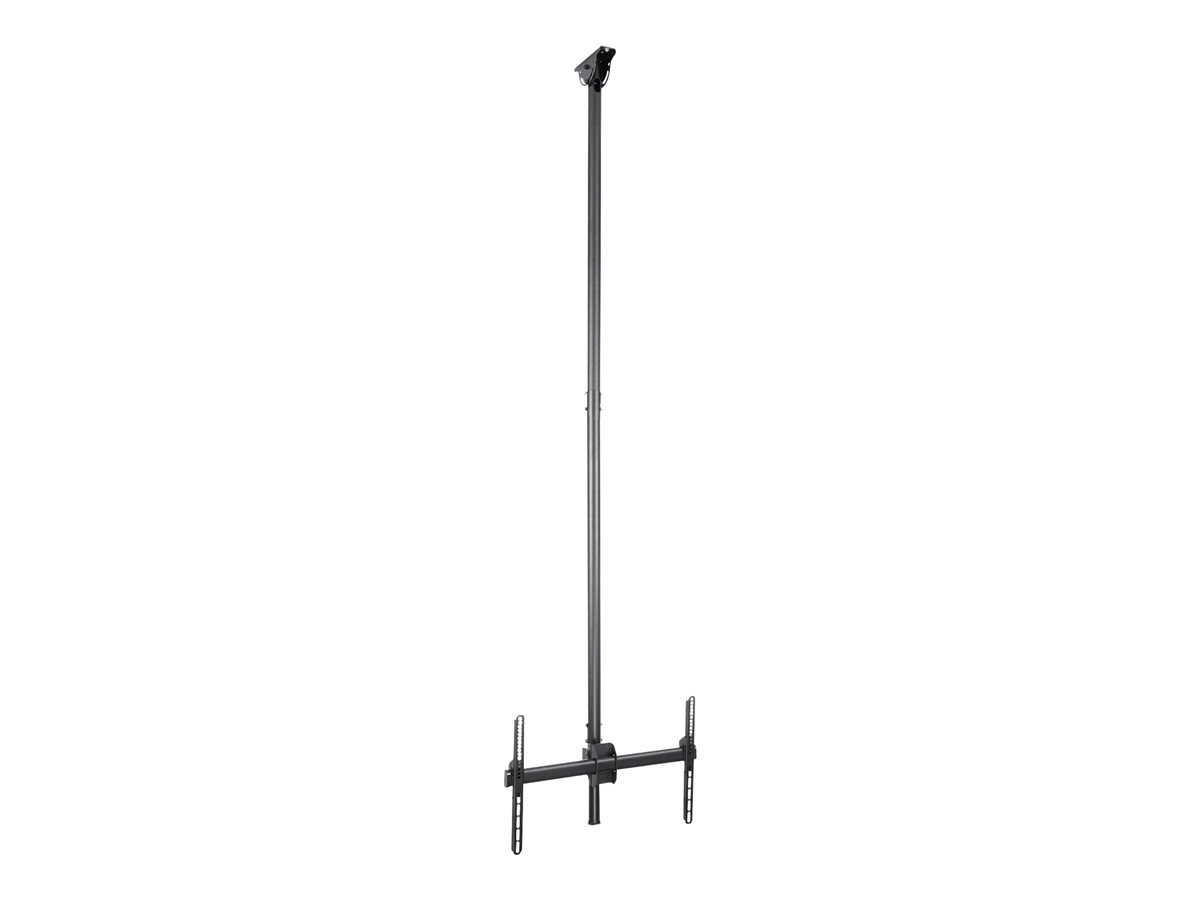 StarTech.com Ceiling TV Mount - 8.2' to 9.8' Long Pole - Full Motion - Supports Displays 32" to 75" - For VESA Mount Compatible TVs (FPCEILPTBLP) - Suporte - para painel liso - aço de alta resistência - preto - tamanho de tela: 32"-70" - montável em