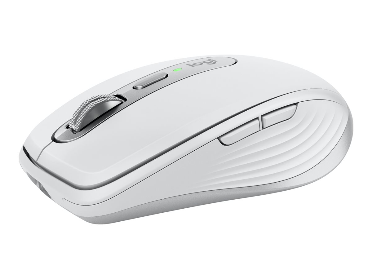 Logitech MX Anywhere 3S - Rato - óptico - 6 botões - sem fios - Bluetooth - cinza pálido